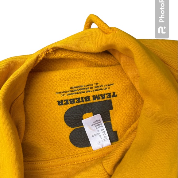 RARE 2017 JUSTIN BIEBER STADIUM TOUR HOODIE LARGE - Picture 4 of 4